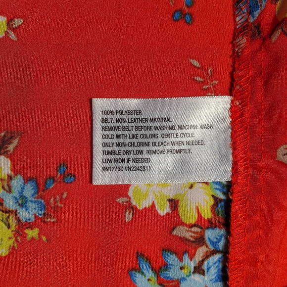 Xhilaration Floral Red Sundress | Large - Picture 6 of 6